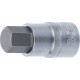 Вложка за битове (1/2"), вътрешен шестостен, 17 мм - BGS5184-H17