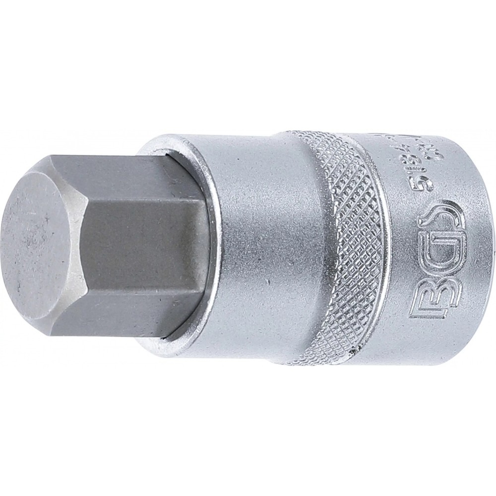 Вложка с вътрешен шестостен, 19 мм, 1/2" - BGS5184-H19