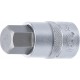 Вложка с вътрешен шестостен, 19 мм, 1/2" - BGS5184-H19