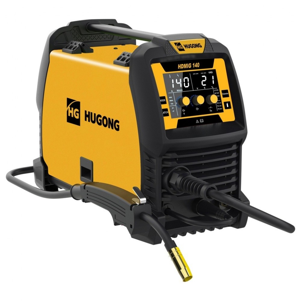 Инверторен заваръчен апарат MIG/MAG, MMA, Lift-TIG, 140A - HDMIG140
