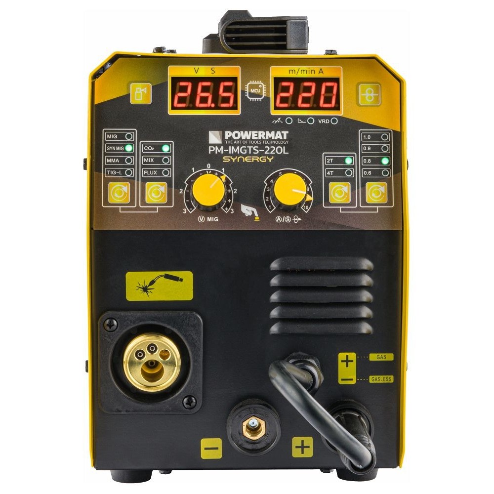 Инверторен заваръчен апарат Migomat MIG MAG MMA TIG 220A - PM-IMGTS-220L