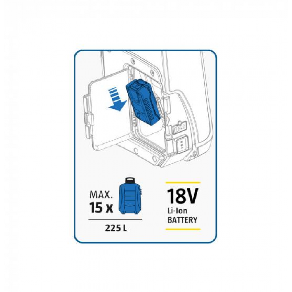 Пръскачка на батерии 15 л. Еvolution 15 LTC - 18 V Li-ION - MATABI Испания