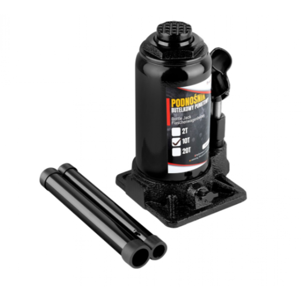 Хидравличен бутилков крик LS-140, 10 т., 385 мм - 07-01-88