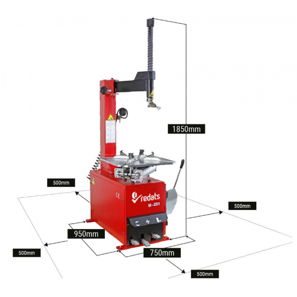 Полуавтоматична машина за смяна на гуми Redats M-201 11-00-81
