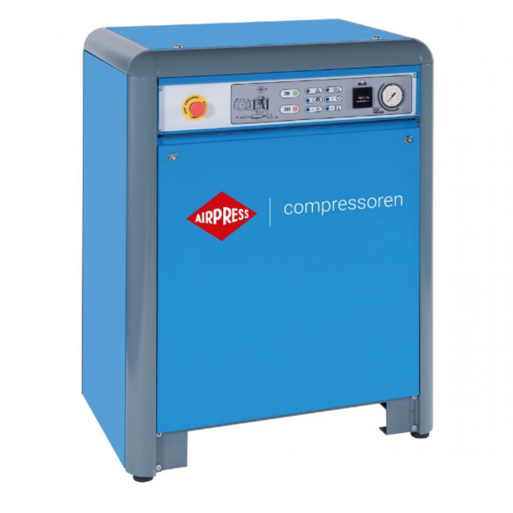 Тих двубутален компресор APZ 500+ 10 бара 4 HP/3 kW 400V 379 л./мин. 3 литра 34250-S