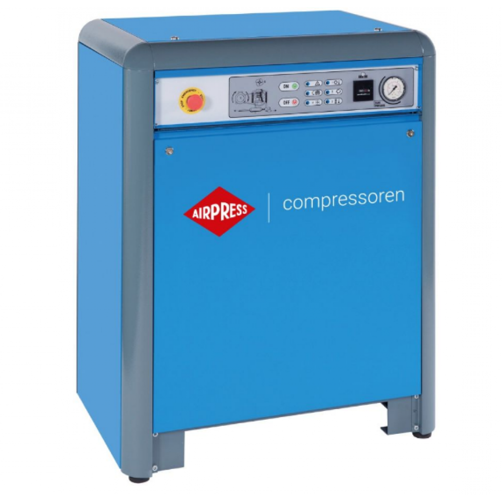 Тих двубутален компресор - връзка звезда-триъгълник APZ 600+ 10 бара 5.5 HP/4 kW 400V 555 л./мин. 3 литра 34350-S
