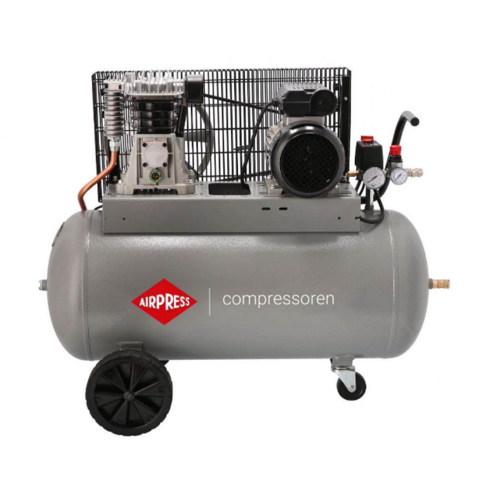 Двубутален компресор HL 375-100 Pro 10 бара 3 HP/2.2 kW 231 л./мин. 90 литра 360562