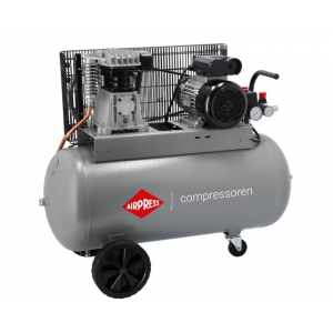 Двубутален компресор HL 375-100 Pro 10 бара 3 HP/2.2 kW 231 л./мин. 90 литра 360562