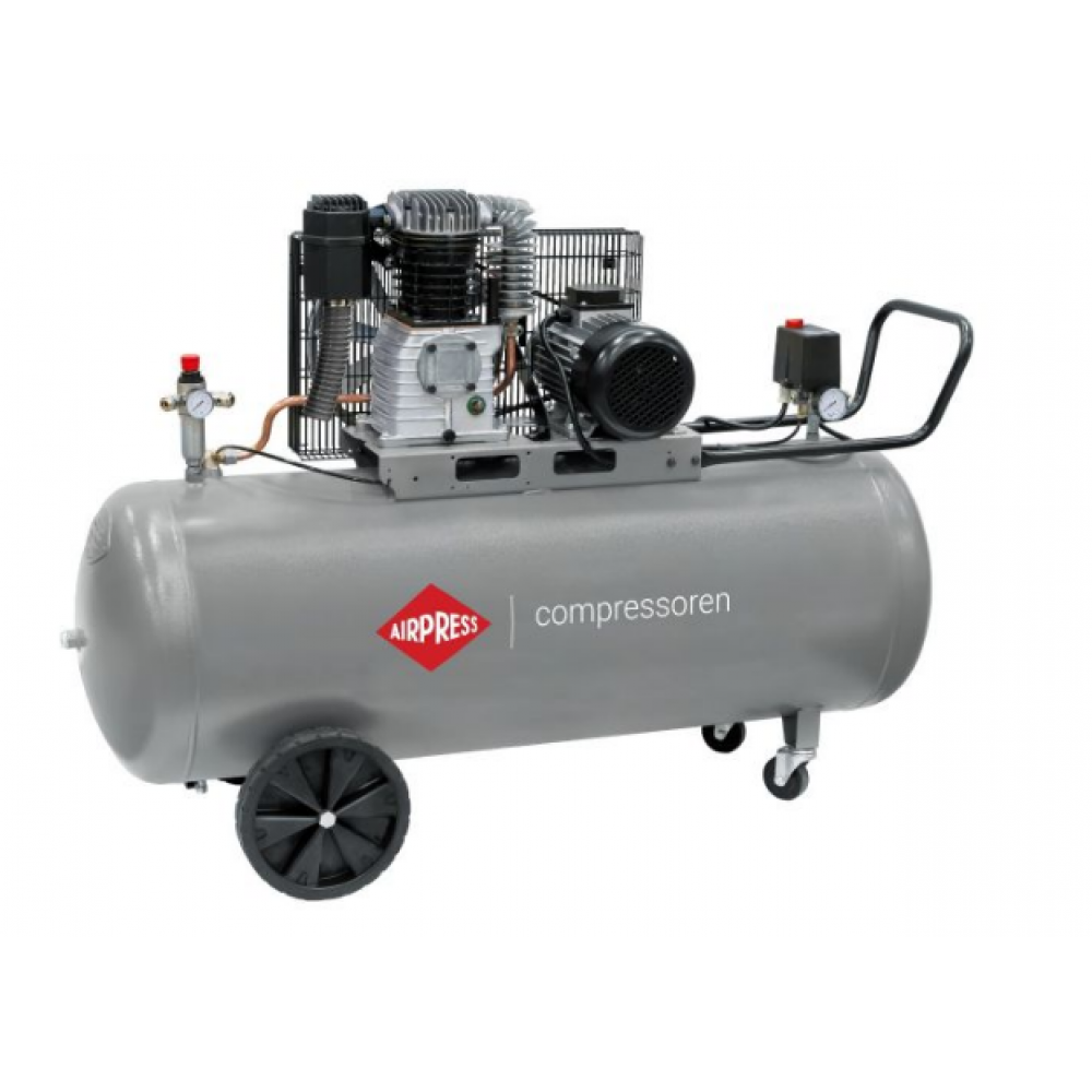 Двубутален компресор HK 600-200 Pro 10 бара 4 HP/3 kW 400V 380 л./мин. 200 литра 360564