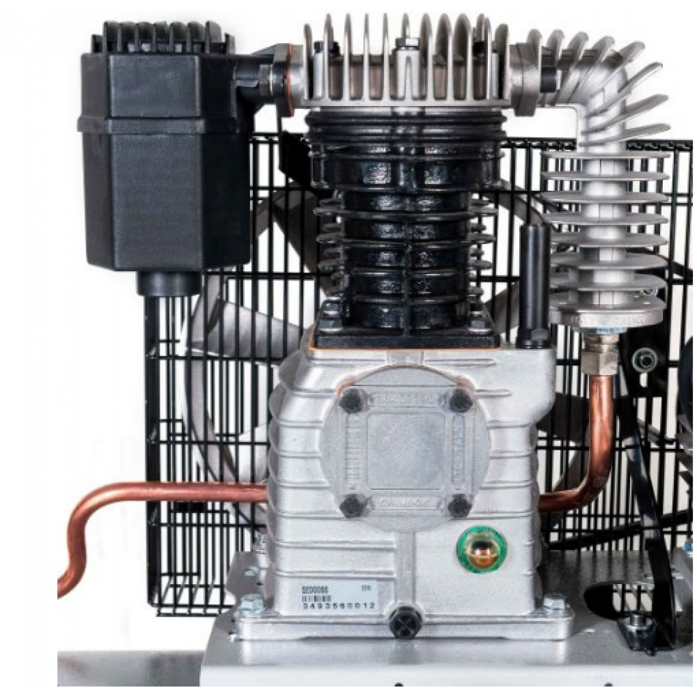 Двубутален компресор HK 600-200 Pro 10 бара 4 HP/3 kW 400V 380 л./мин. 200 литра 360564