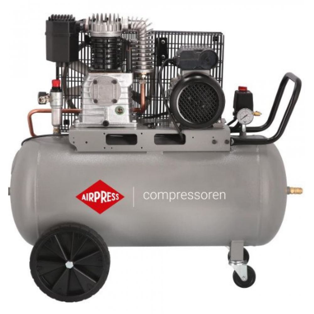 Двубутален компресор HL 425-100 Pro 10 бара 3 HP/2.2 kW 317 л./мин. 100 литра 360566