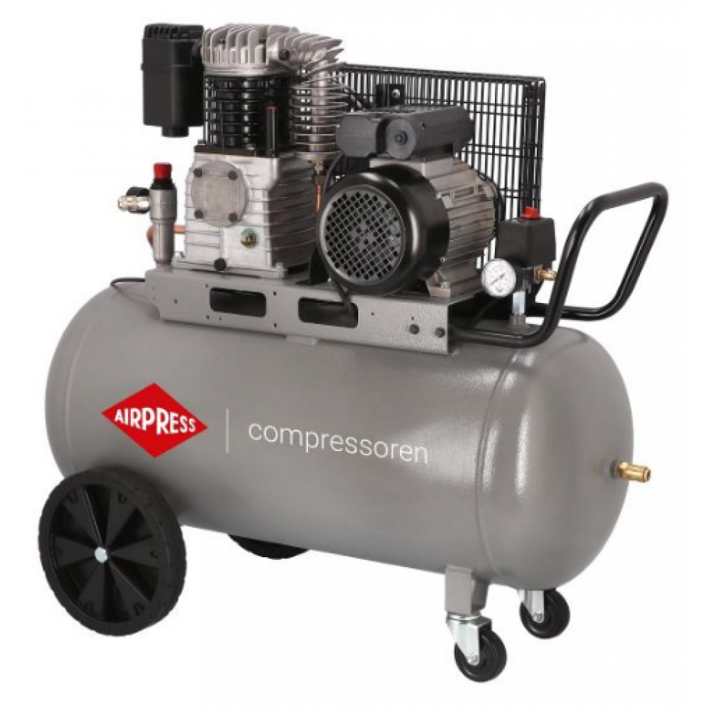 Двубутален компресор HL 425-100 Pro 10 бара 3 HP/2.2 kW 317 л./мин. 100 литра 360566