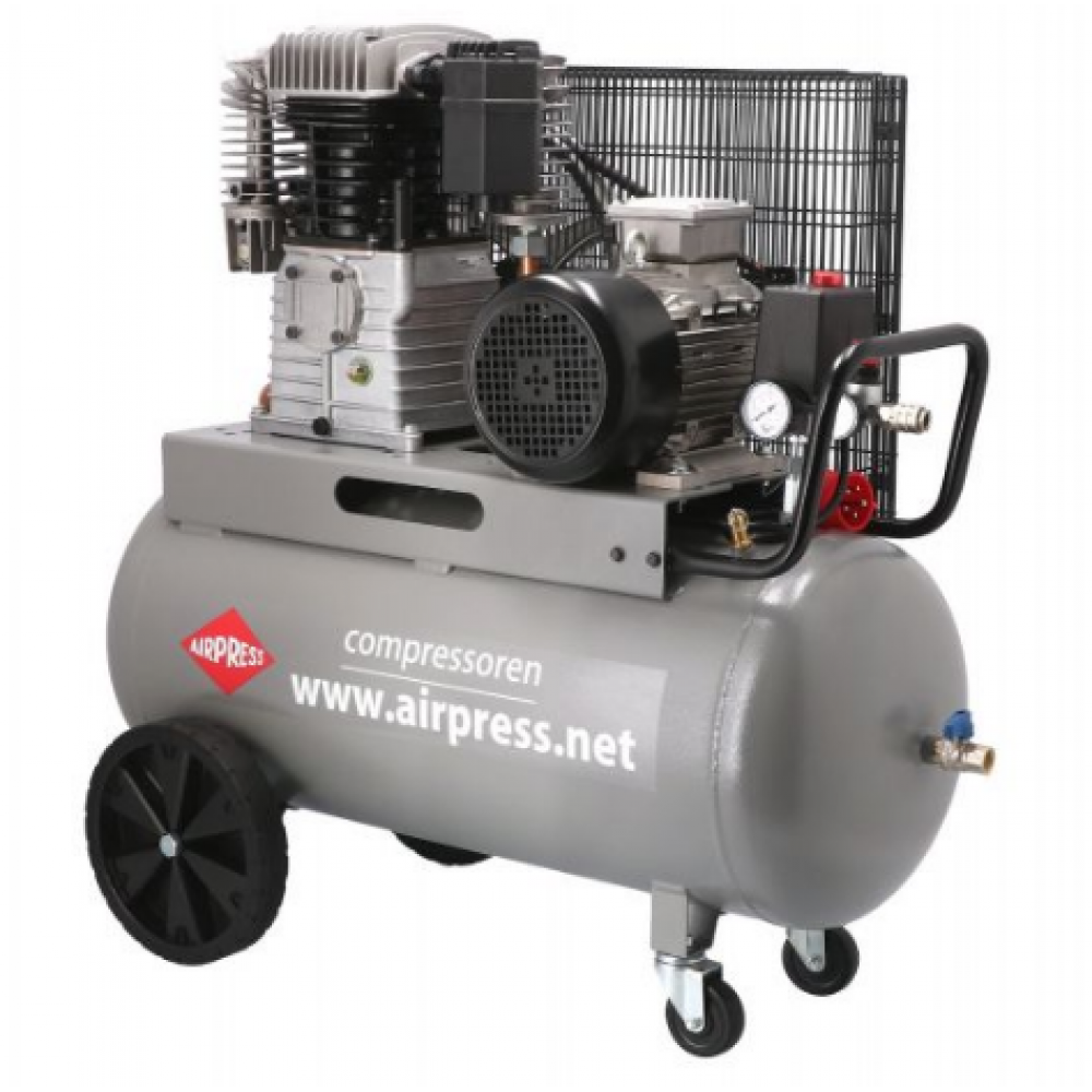 Двубутален компресор HK 700-90 Pro 11 бара 5.5 HP/4 kW 400V 530 л./мин. 90 литра 360640