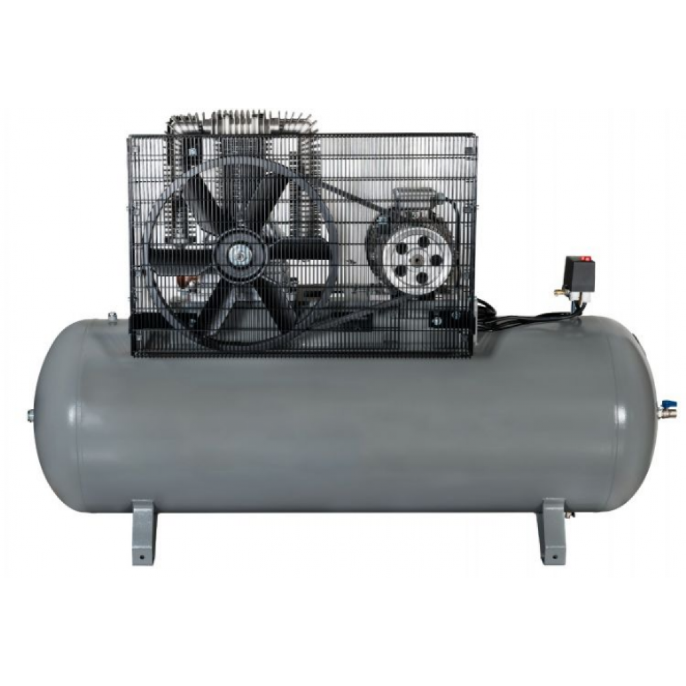 Двубутален компресор HK 1500-500 Pro 11 бара 10 HP/7.5 kW 400V 859 л./мин. 500 литра 360673