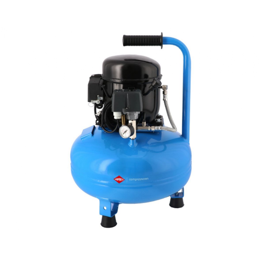 Безшумен двубутален компресор L 50-24 8 бара 0.5 HP/0.37 kW 32 л./мин. 24 литра 36518
