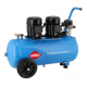 Безшумен двубутален компресор L 100-50 8 бара 1 HP/0.74 kW 80 л./мин. 50 литра 36519