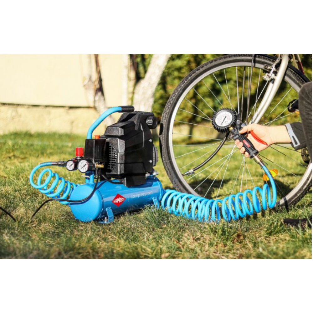 Малък компресор H 185-6 8 бара 1.5 HP/1.1 kW 75 л./мин. 6 литра 36546
