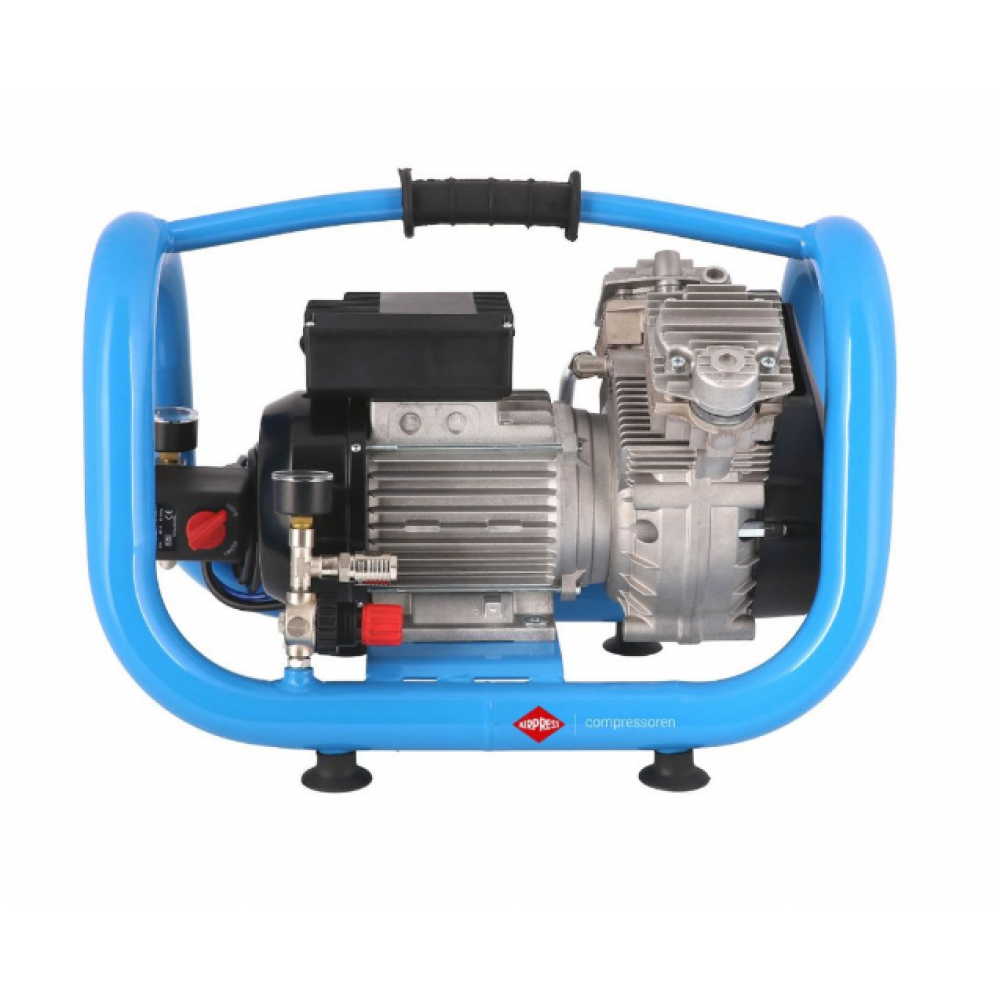 Малък безмаслен двубутален компресор - безшумен LMO 5-240 10 бара 1.5 HP/1.1 kW 192 л./мин. 5 литра 36575
