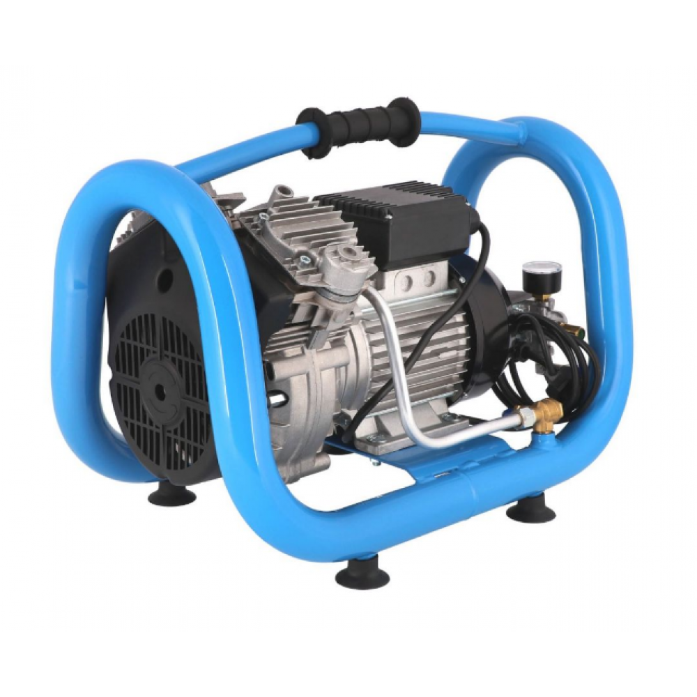 Малък безмаслен двубутален компресор - безшумен LMO 5-240 10 бара 1.5 HP/1.1 kW 192 л./мин. 5 литра 36575