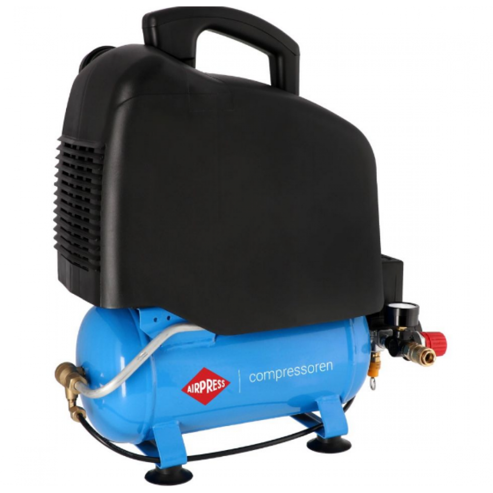 Малък безмаслен компресор - безшумен LMO 6-165 8 бара 1 HP/0.75 kW 132 л./мин. 6 литра 36735