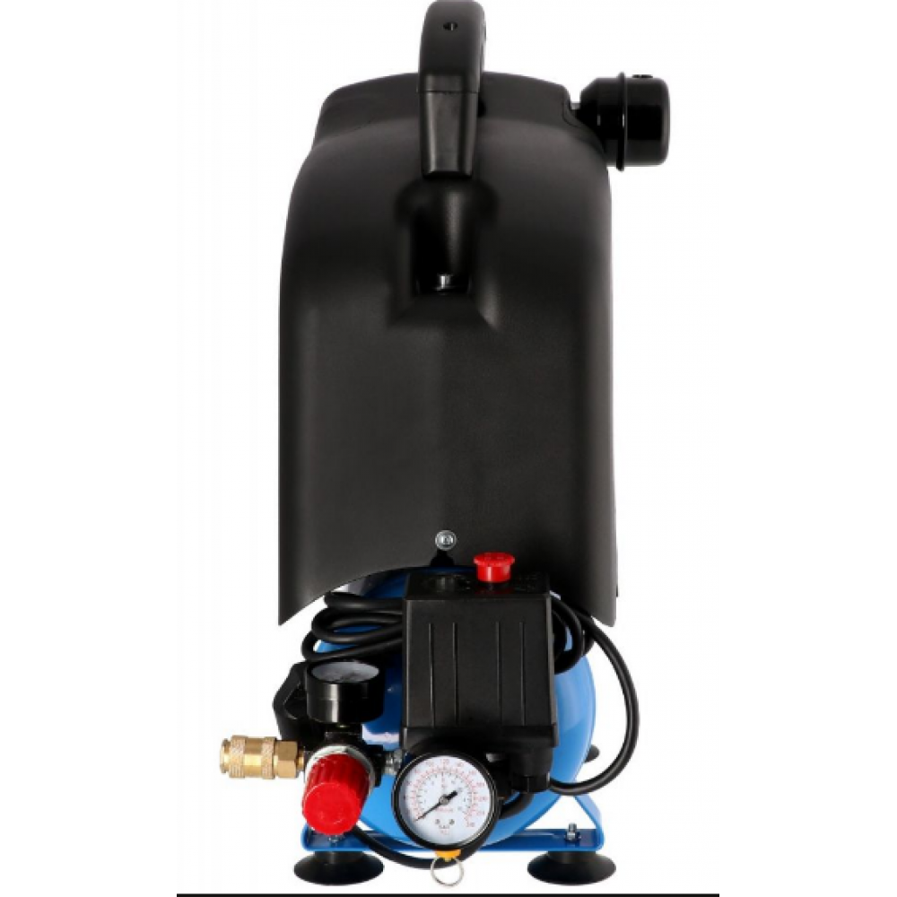 Малък безмаслен компресор - безшумен LMO 6-165 8 бара 1 HP/0.75 kW 132 л./мин. 6 литра 36735