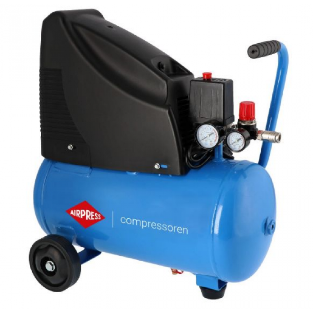 Безмаслен компресор HLO 215-25 8 bar 1.5 HP/1.1 kW 172 л./мин. 24 литра 36741-K1