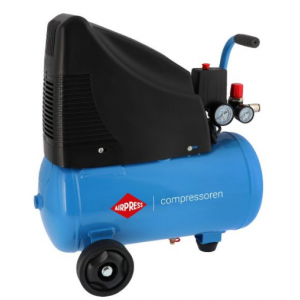Безмаслен компресор HLO 215-25 8 bar 1.5 HP/1.1 kW 172 л./мин. 24 литра 36741-K1