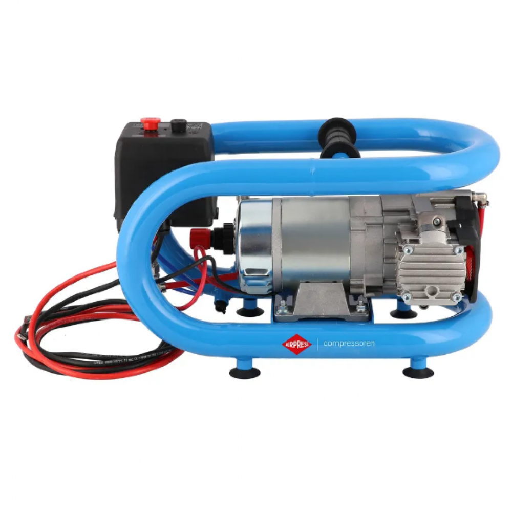 Малък автомобилен безмаслен двубутален компресор 12V LMO 3-190 8 бара 0.7 HP/0.5 kW 152 л./мин. 3 литра 36747