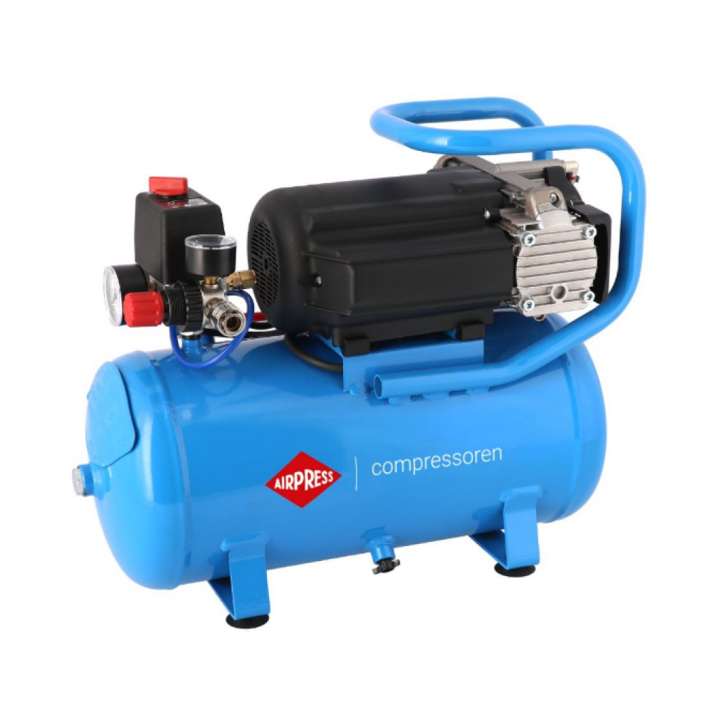 Тих безмаслен двубутален компресор LMO 15-210 8 бара 0.75 HP/0.55 kW 168 л./мин. 15 литра 36750