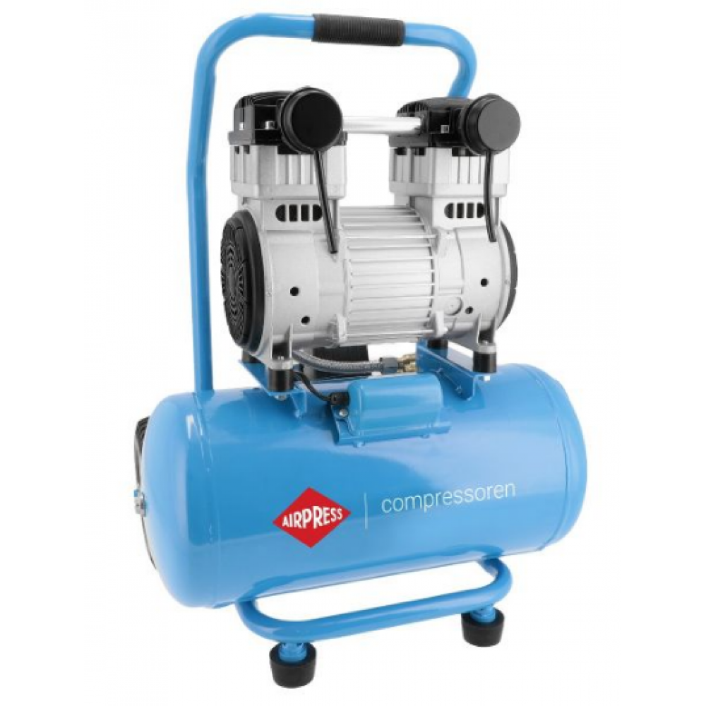 Тих безмаслен двубутален компресор LMO 25-250 8 bar 2 HP/1.5 kW 150 л./мин. 24 литра 36862