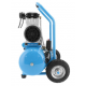 Тих безмаслен двубутален компресор LMO 25-250 8 bar 2 HP/1.5 kW 150 л./мин. 24 литра 36862