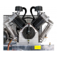 Компресор поцинкован - връзка звезда-триъгълник G 2500-500 SD Pro 11 бара 20 HP/15 kW 400V 1700 л./мин. 500 литра 369676