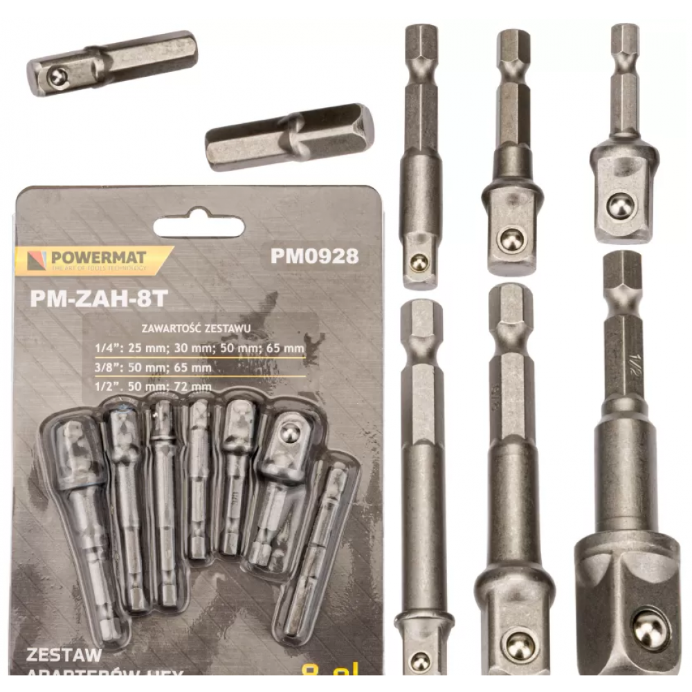 Комплект преходници - POWERMAT 8 PM-ZAH-8T