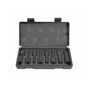 Комплект ударни вложки 1/2" HEX, 6-19 мм, 8 броя - AW38780BL