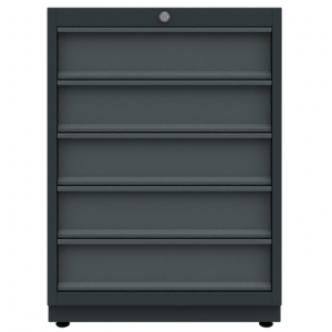 Метален долен шкаф за инструменти, 5 чекмеджета 540x410x125 мм - BG62L5