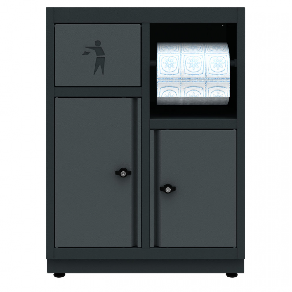 Долен шкаф за инструменти, с кош за отпадъци, държач за хартия - BG62TB
