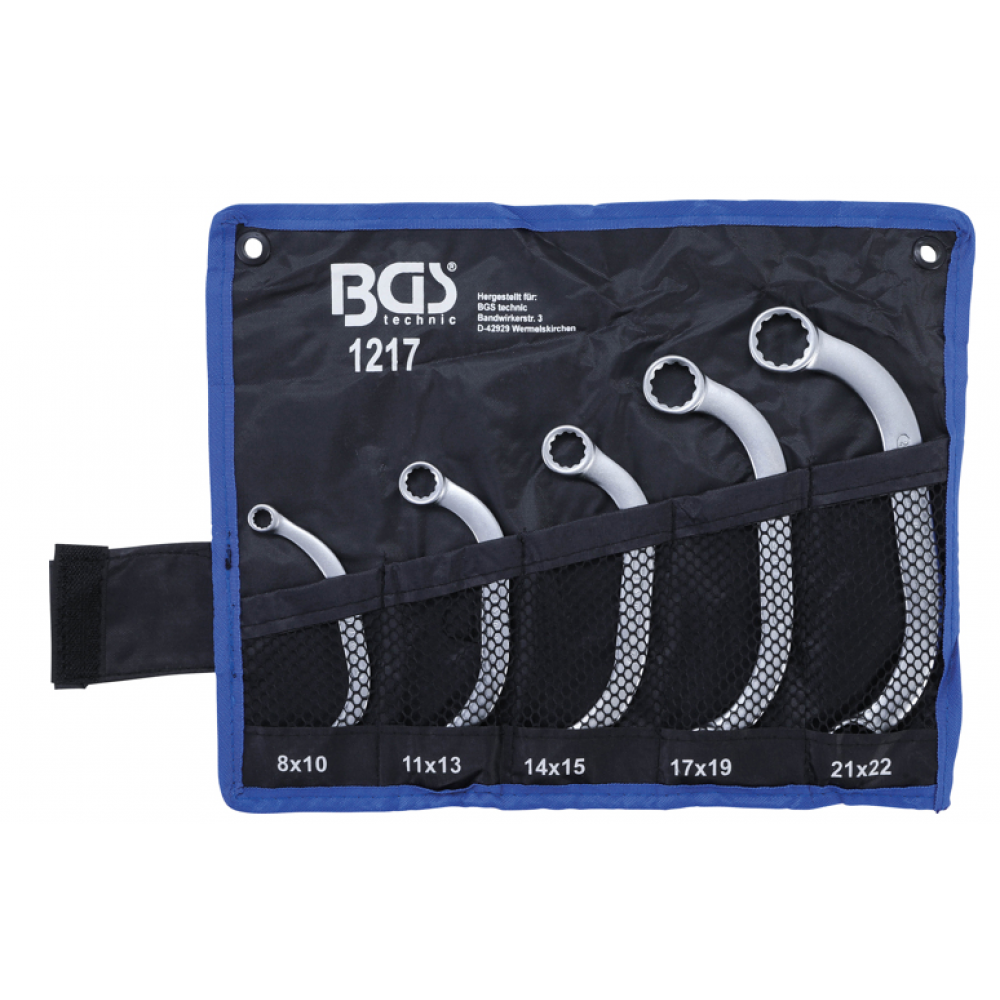 Комплект двустранни звездогачени ключове С - вариант BGS1217