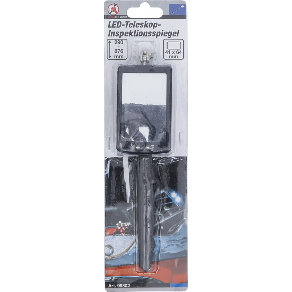 Огледало за инспекция на LED телескоп, 290 - 876 мм - BGS99302