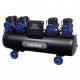 Безмаслен тих компресор, 4x2 HP, 120 л обем на резервоара, 400V - CP56P4T120