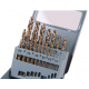 Комплект спирални свредла HSS кобалтова цепна точка 19 части - XPTools DR19KBK