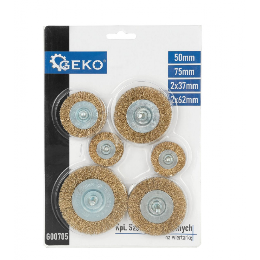 Комплект телени четки за бормашина 6 броя - G00705