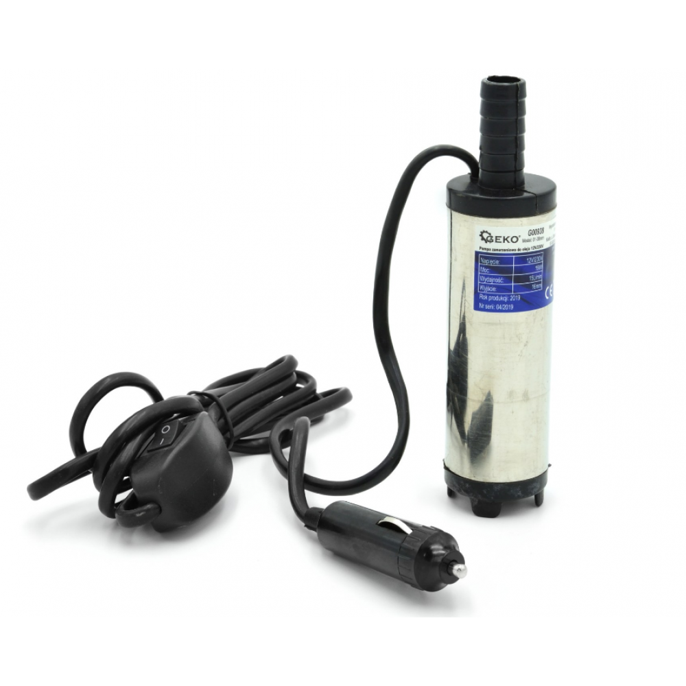 Потопяема маслена помпа 12 V/230 V 38 мм GEKO G00938