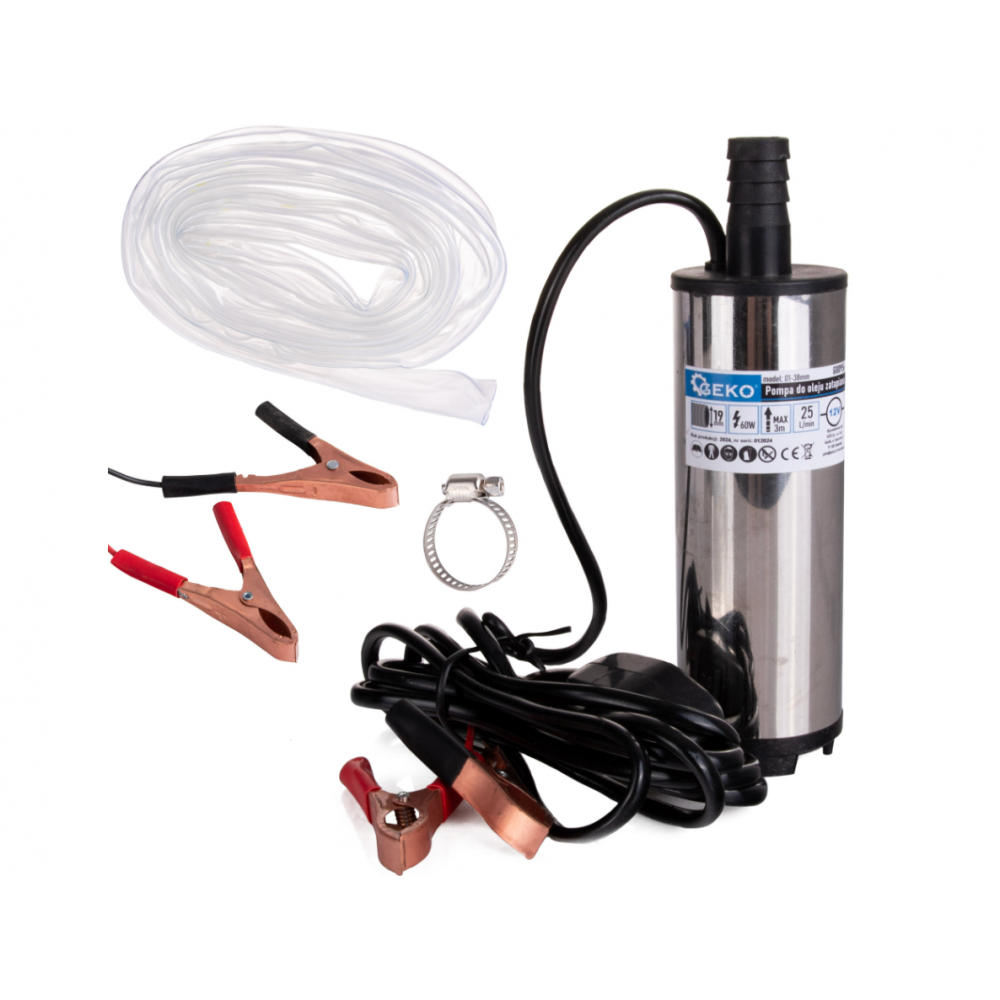 Потопяема маслена помпа, 12V, с 3 м кабел - G00956