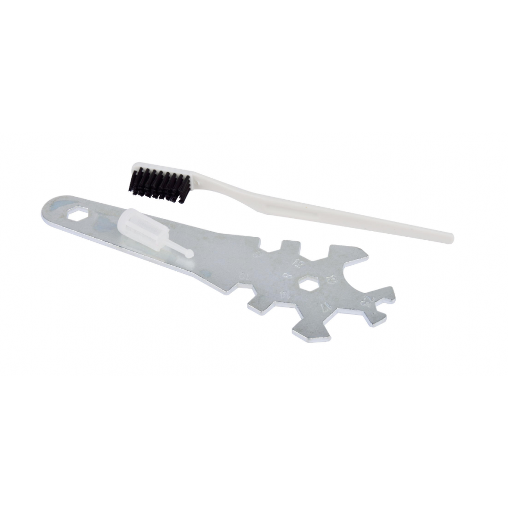 Професионален бояджийски пистолет за лак.HVLP/червен с покритие - GEKO G01180