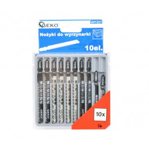 Комплект ножове за зеге, 10 бр. - G01221
