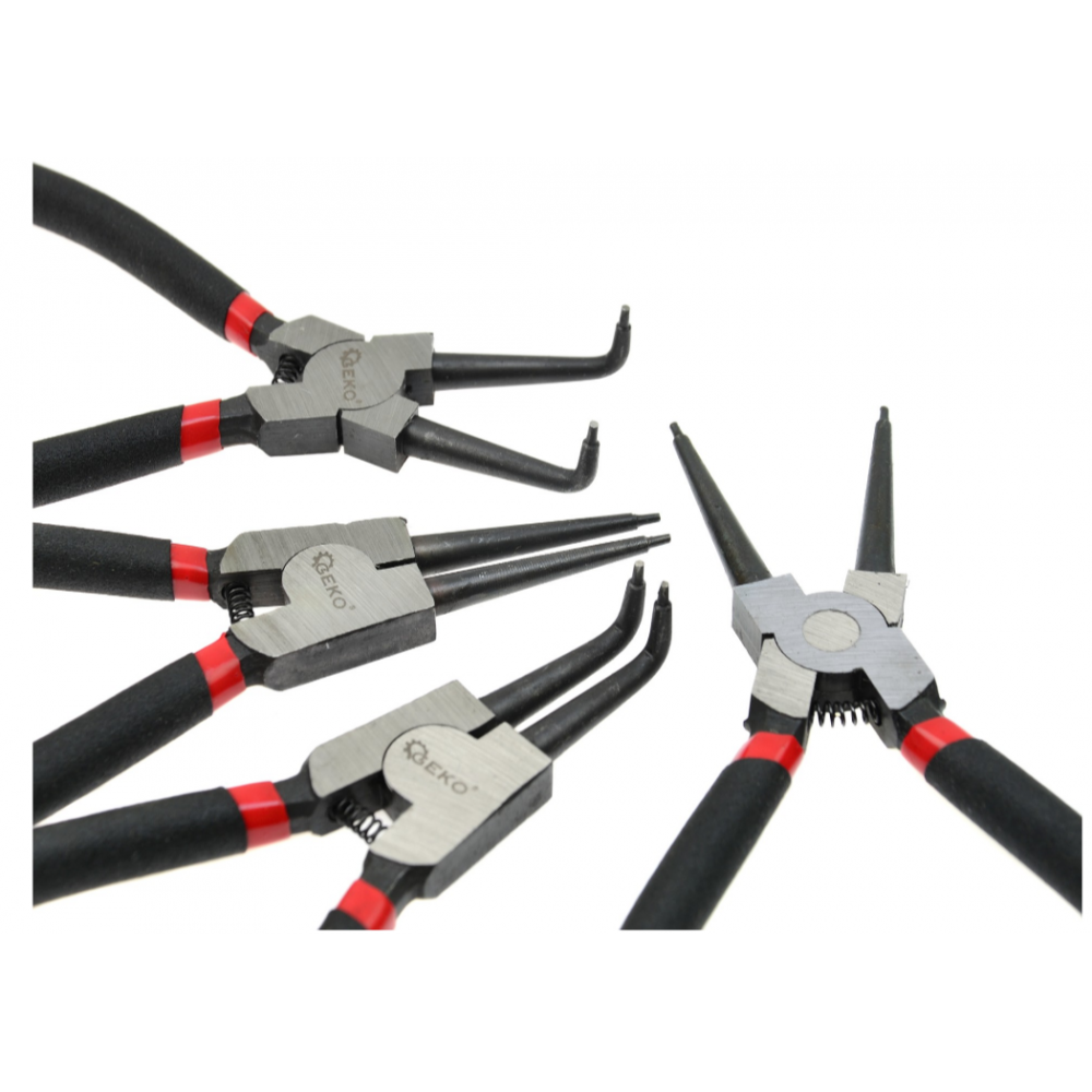 Клещи Seeger 200 мм/8" 4 бр. GEKO G01662