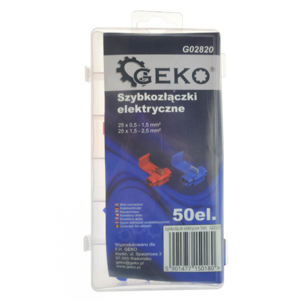 Комплект електрически бързи съединители 50 бр. GEKO G02820