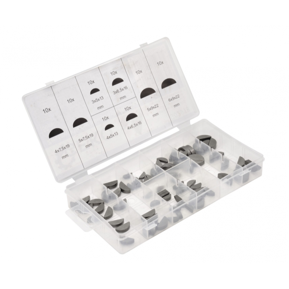 Комплект полукръгли клинове 80 бр. GEKO G02918