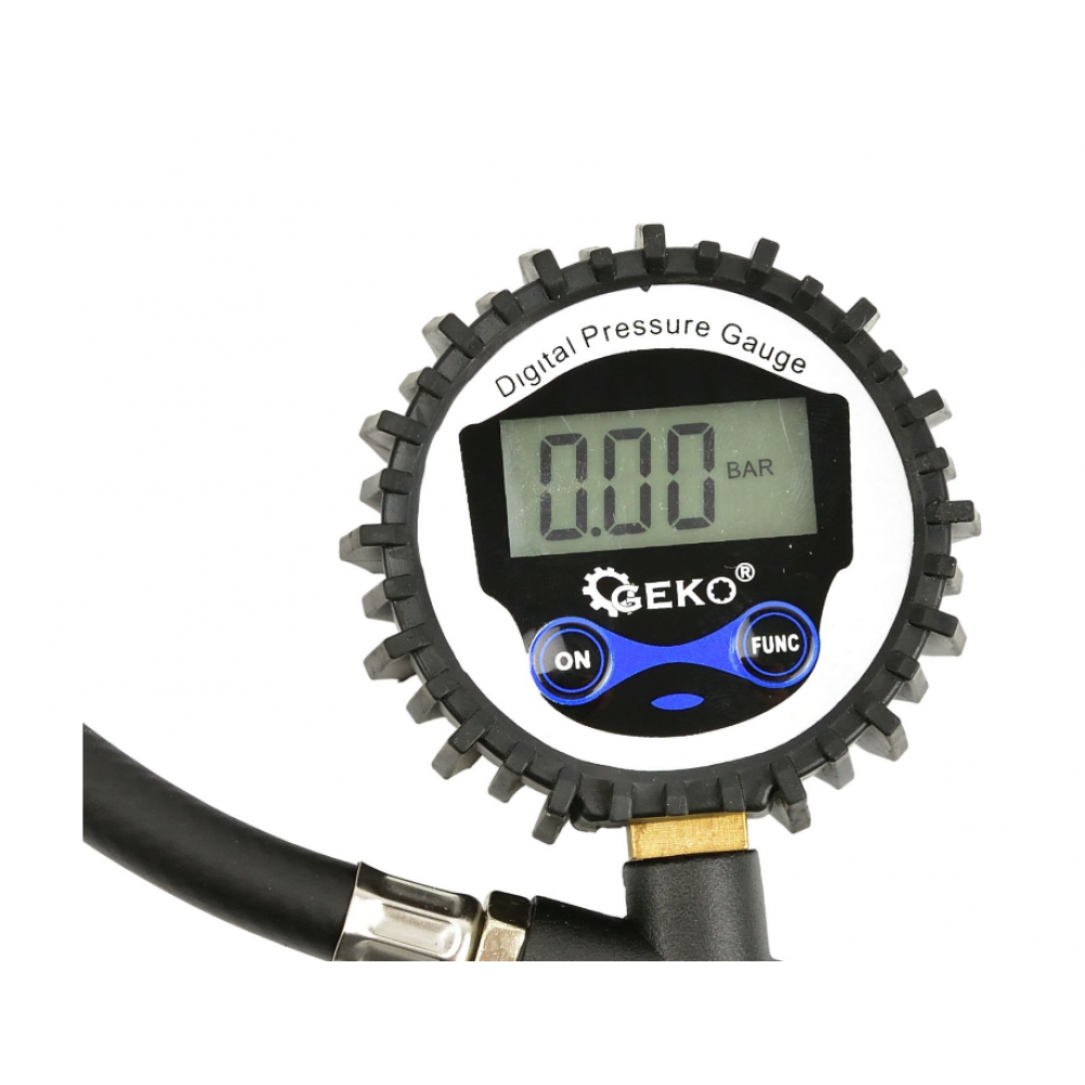 Пневматичен пистолет за помпане на гуми, 1/4", 12 бара, с LCD - G03124