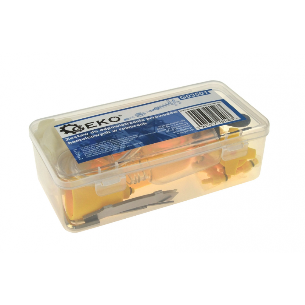 Комплект за обезвъздушаване на спирачен маркуч на велосипед GEKO G03501